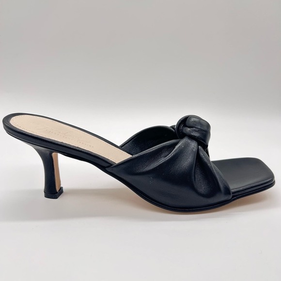 Journee Signature Sandals Women 11 Black Finlee Leather Dress Nordstrom $149 NEW - Picture 2 of 12